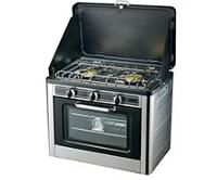 Plynový sporák s rúrou, pečenie