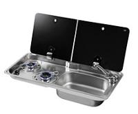 Kombinácia drez, sporák CAN