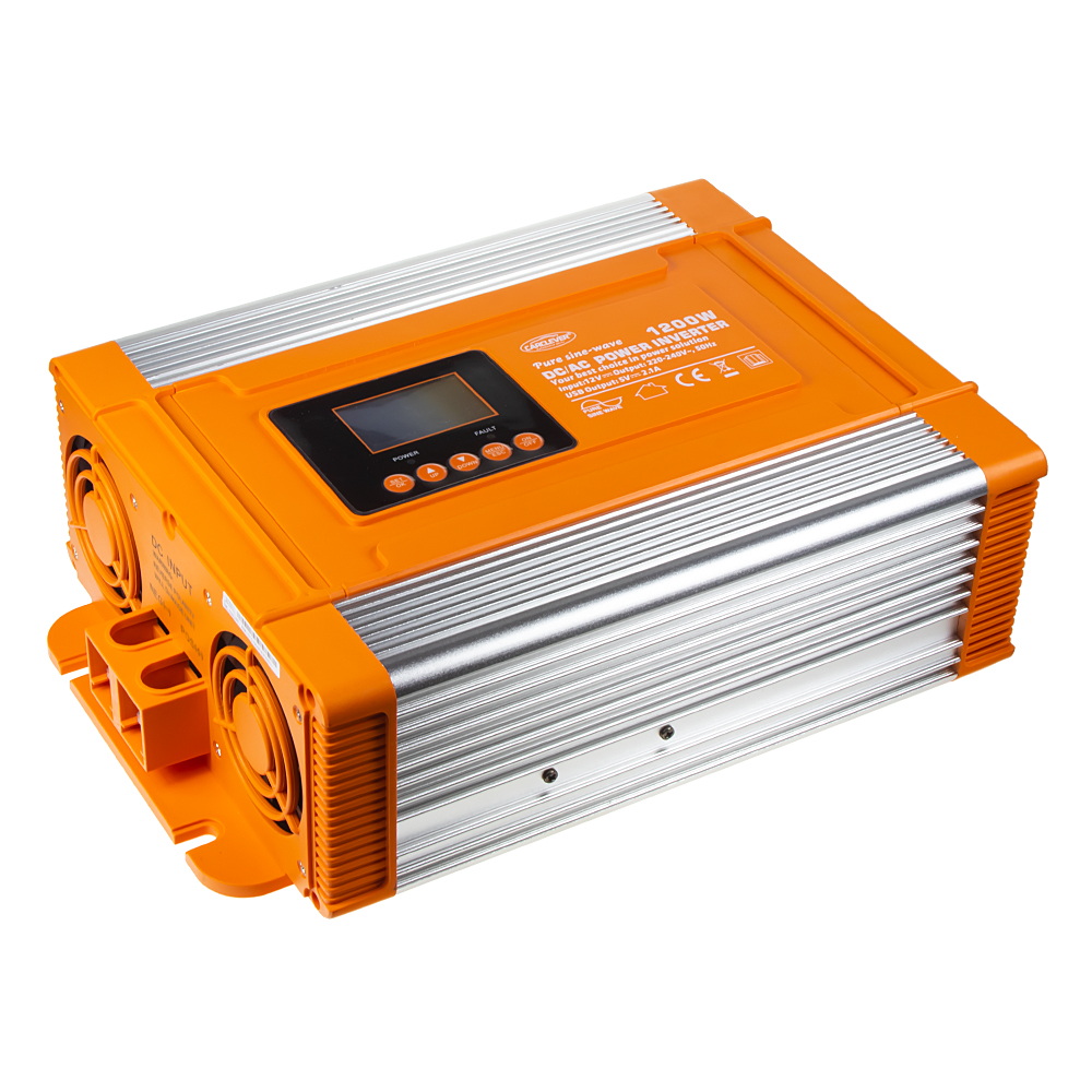 Sinusový měnič napětí z 12/230V, 1200W/displej