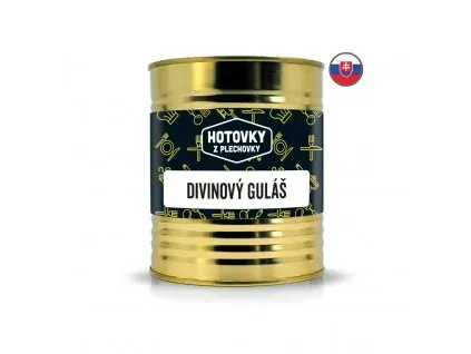 Hotovky z plechovky - Divinový guláš 800g