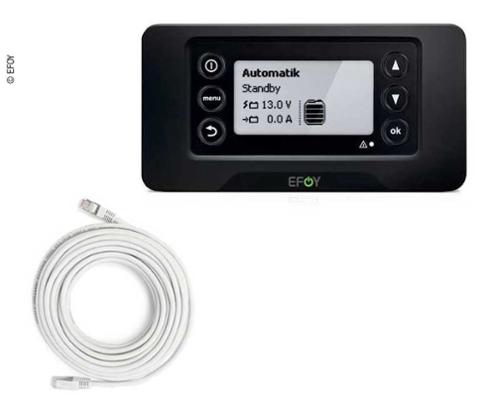 Ovládací panel EFOY COMFORT OP2, čierny vrátane dátového kábla