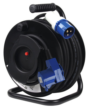 Navíjanie kábla CEE H07RN-F 3G2,5 mm2 - 25 m šikmá spojka</p>