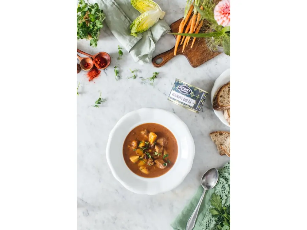 Hotovky z plechovky - Kotlíkový guláš 400ml