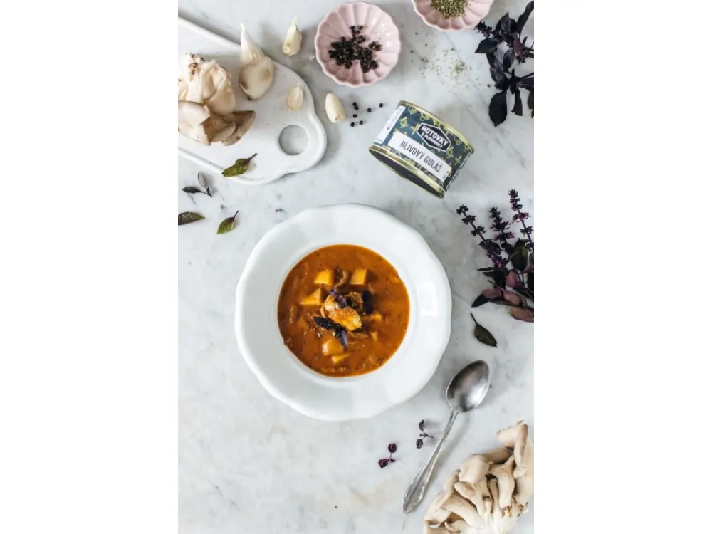 Hotovky z plechovky - Hlivový guláš 400ml