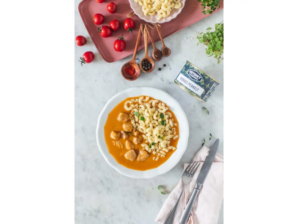 Hotovky z plechovky - Kurací perkelt 1 porcia 400g