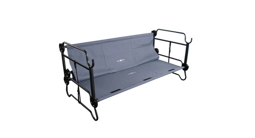 Posteľ Disc-O-Bed L s bočnými vreckami - antracitová</p>