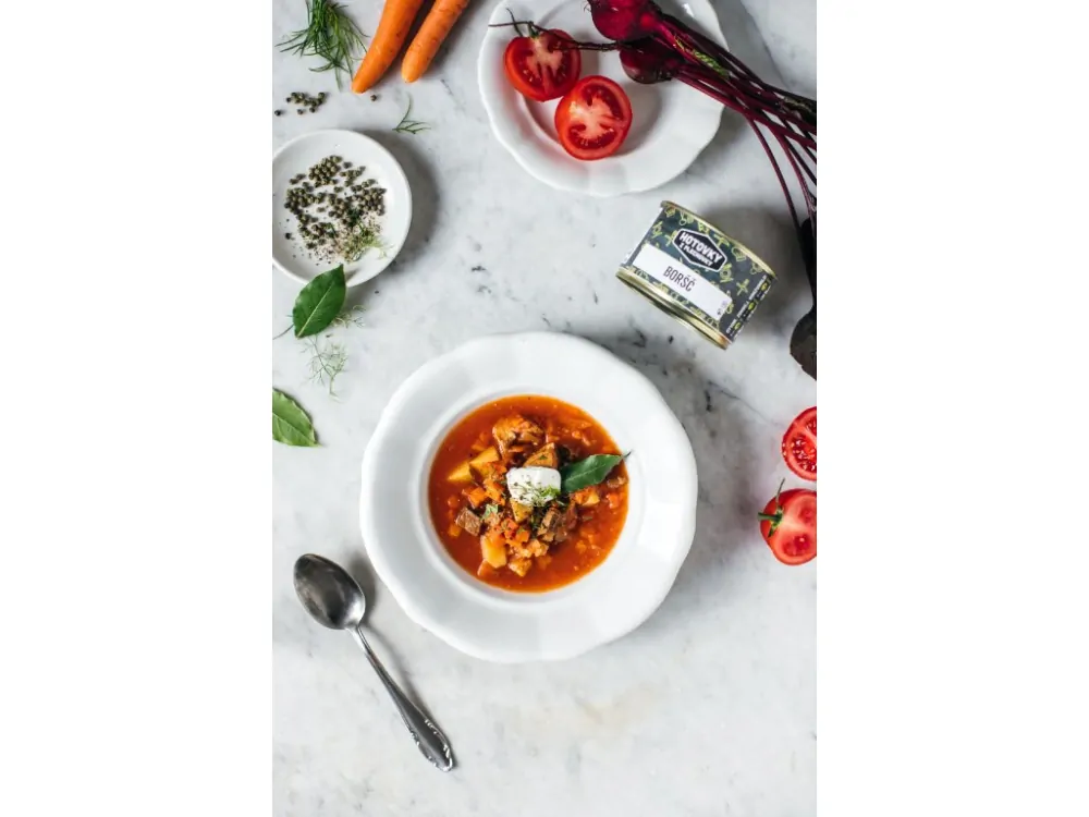 Hotovky z plechovky - Boršč 800ml