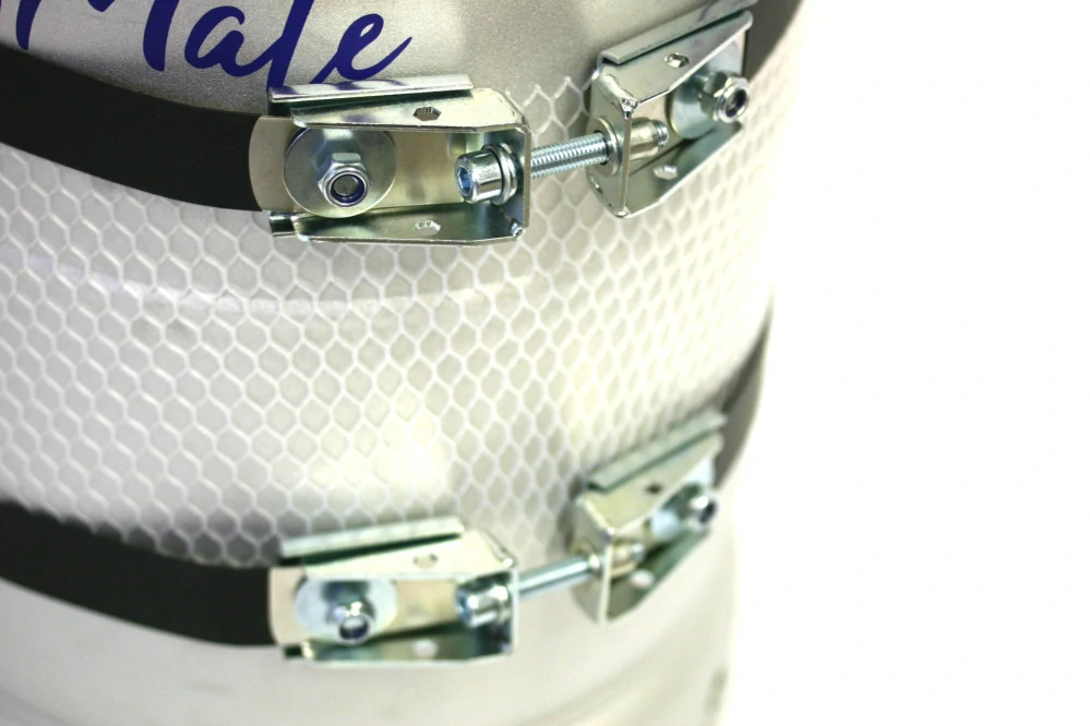 Držiak plynových fliaš CAMPKO a Alugas na plynové fľaše Ø 300 mm vr. 2x napínací pás + 2x napínač (nehrdzavejúca oceľ)