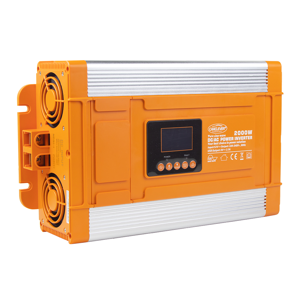 Sínusový menič napätia z 12/230V, 2000W/displej