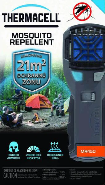 Ručný odpudzovač komárov Thermacell MR-300G zelený