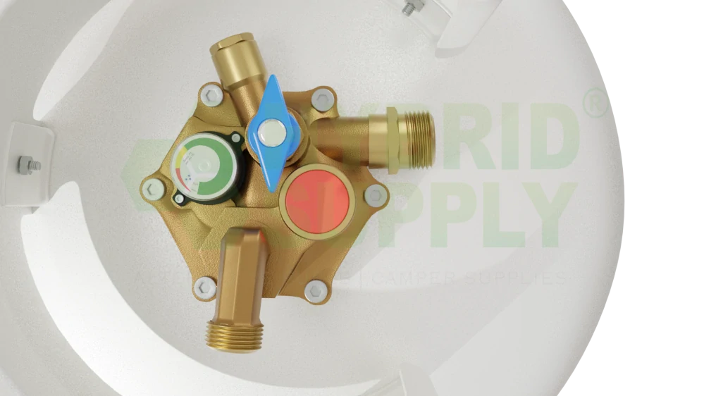 Plniaca fľaša Alugas TRAVELMATE 11 kg s multiventilom