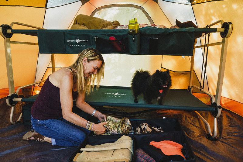 Poschodová posteľ XL s bočnými vreckami - antracitová