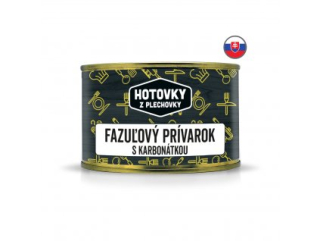 Hotovky z plechovky - Fazuľový prívarok s karbonátkou 400g