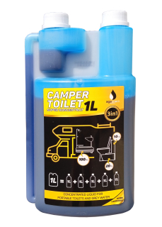 Agachem - Camper Toilet 3v1 1L s praktickým dávkovačom- Novinka!!!