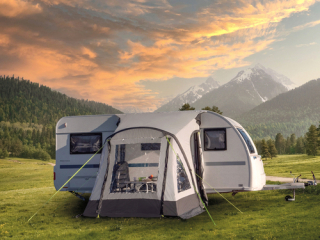 Nafukovací predstan pre karavany čiastočný stan ONE BEAM AIR 220 / 260 / 325