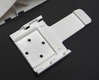 Držiak na klin kolesa, biely