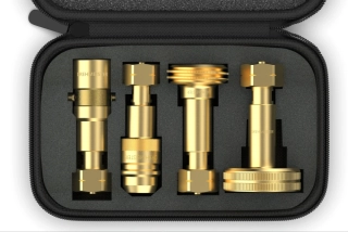 DREHMEISTER LPG adaptér, sada adaptérov predlžených na plynové fľaše vrát. puzdro  (W21,8L)