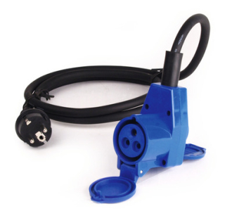 Adaptérový kábel Carbest Schuko/angle 1,5 m