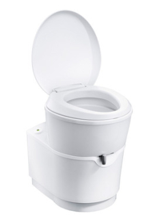 Kazetový záchod C223-S splachovací elektrický - 18 litrov - biely</p>