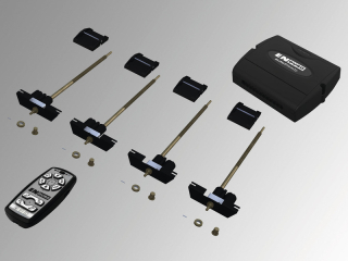 Sada 4 vretenových motorov AutoSteady s diaľkovým ovládaním