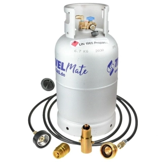 Plniaca fľaša Alugas TRAVELMATE 11 kg s multiventilom